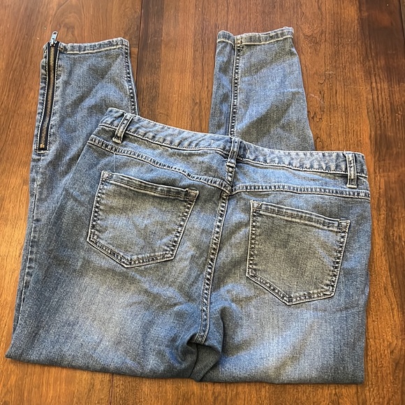 Free People Skinny Zip Leg Jeans - Picture 3 of 5